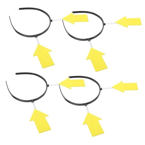 Amosfun 4 Stück Lustige Arrow Headbands Passform Leichtes Party Haarband für Halloween Karneval und Festliche Events von Amosfun