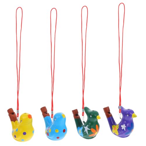 Amosfun 4 Stücke Keramik Vogel Pfeifen Realistische Design Für Partys Jungen Und Mädchen Spielzeug Badezeit Spaß Amosfun 4 Stücke Keramik Vogel Pfeifen Realistische Design Für Partys Jungen Und Mädchen Spielzeug Badezeit Spaß von Amosfun