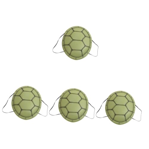 Amosfun 4 Stück Simulierter Schildkrötenpanzer Cosplay-Requisiten Für Kinder Schildkröte-Cosplay-kostüm Schildkröten-kostüm-Rucksack Gefälschter Schildkrötenpanzer Kleidung Eva Bilden von Amosfun