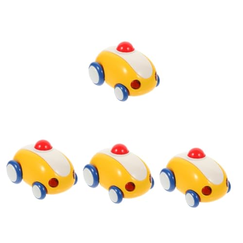 Amosfun 4 Spielzeugauto kinderspielzeug Lernspielzeug hinteres Fahrzeug Auto reibungsgetriebene Autos für Kleinkinder Kleinkindspielzeug Sportspielzeug für Kleinkinder Trägheitsauto von Amosfun