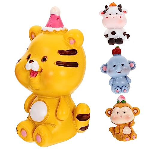 Amosfun Mini Tier Figur Elefant Kuchen Dekoration Set für Party Liefert Home Decor Amosfun Mini Tier Figur Elefant Kuchen Dekoration Set für Party Liefert Home Decor von Amosfun