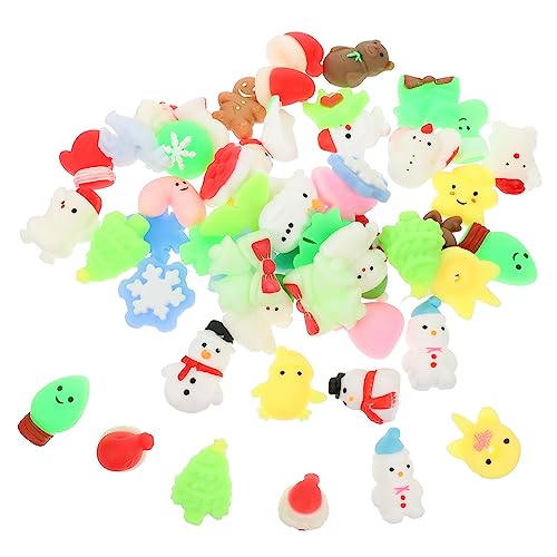 Amosfun 48St Weihnachtsprise Kinderspielzeug spielzeug für kinder für Weihnachtsfeiern Weihnachtsstressbälle tierisches Spielzeug Bürogeschenk dekoratives Spielzeug kauen von Amosfun