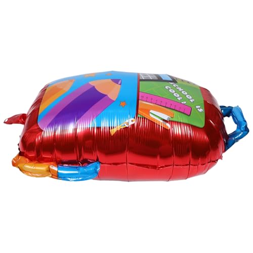 Amosfun 5 Stück Schulrucksack-Folienballons, wiederverwendbare Aluminiumfolien-Dekorationen für Klassenzimmer, Partyzubehör, Kindergarten, Erster Tag, festliche Einrichtung Amosfun 5 Stück Schulrucksack-Folienballons, wiederverwendbare Aluminiumfolien-Dekorationen für Klassenzimmer, Partyzubehör, Kindergarten, Erster Tag, festliche Einrichtung von Amosfun
