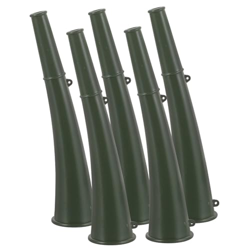 Amosfun 5 Stück Teiliges Robuste Kunststoff Signalhörner Laute Tröten für Outdoor Training Sportveranstaltungen und Party Anfeuerung Vielseitige Mehrzweck Hornkrachmacher in Militärgrün Amosfun 5 Stück Teiliges Robuste Kunststoff Signalhörner Laute Tröten für Outdoor Training Sportveranstaltungen und Party Anfeuerung Vielseitige Mehrzweck Hornkrachmacher in Militärgrün von Amosfun