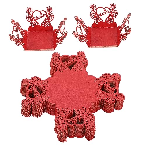 Amosfun 50 Stück Schokoladentablett Klare Tassen Eisbehälter Trüffelbecher Pralinenbecher Becherdeckel Schokoladenverpackungstabletts Dekorativer Schokoladenhalter Cupcake Papier Rot Amosfun 50 Stück Schokoladentablett Klare Tassen Eisbehälter Trüffelbecher Pralinenbecher Becherdeckel Schokoladenverpackungstabletts Dekorativer Schokoladenhalter Cupcake Papier Rot von Amosfun