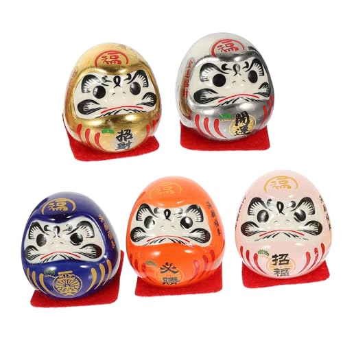 Amosfun 5St Dharma-Eier Auto-Ornament buchregal Dekoration Home Decoration wohnraumdeko Japanische Statue car Decoration -Figuren für den Innenraum des Autos für Auto Keramik Amosfun 5St Dharma-Eier Auto-Ornament buchregal Dekoration Home Decoration wohnraumdeko Japanische Statue car Decoration -Figuren für den Innenraum des Autos für Auto Keramik von Amosfun