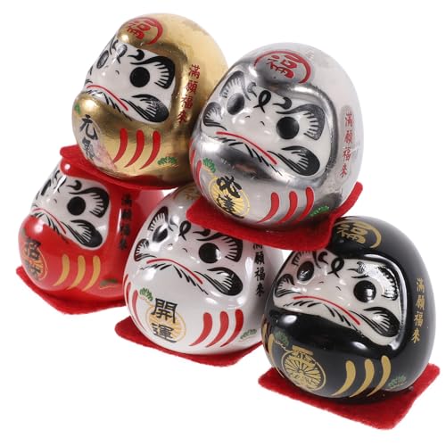 Amosfun 5pcs Set Mini Figur Japanischen Auto Dashboard Auto Ornament Puppe Wohnkultur Amosfun 5pcs Set Mini Figur Japanischen Auto Dashboard Auto Ornament Puppe Wohnkultur von Amosfun