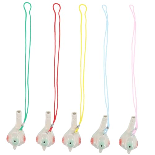 Amosfun 5st Wasservögel Pfeifen Kinderspielzeug 11-13 Pfeifen Für Vogelpfeifen Für Erwachsene Das Nervigste Lästiges Kinderspielzeug Vogelruf Keramik von Amosfun