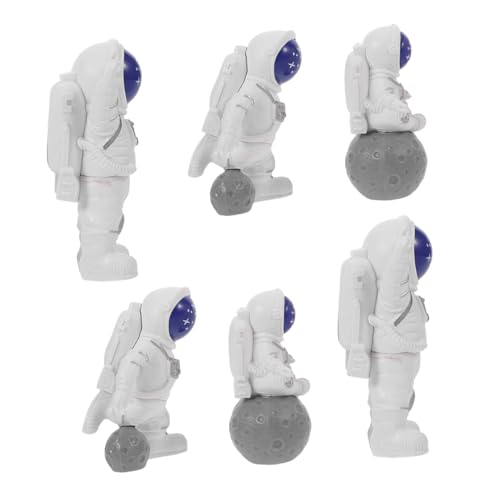 Amosfun 6 Stück Astronaut Kuchenfiguren aus Resin Detaillierte Weltraum Dekoration Vielseitige Space Party Accessoires für Jungen Geburtstag als Tortendeko und Desktop Ornament Amosfun 6 Stück Astronaut Kuchenfiguren aus Resin Detaillierte Weltraum Dekoration Vielseitige Space Party Accessoires für Jungen Geburtstag als Tortendeko und Desktop Ornament von Amosfun