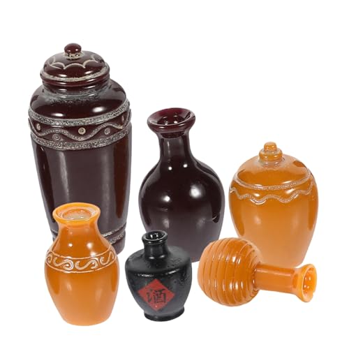Amosfun 6 Stück Miniatur-Dekogläser zum Selbermachen, kleines Hauszubehör, Mikro-Landschaftsdekoration, vielseitig, realistischer Stil, kleine Wohnung, Ornament, Bastelrequisiten Amosfun 6 Stück Miniatur-Dekogläser zum Selbermachen, kleines Hauszubehör, Mikro-Landschaftsdekoration, vielseitig, realistischer Stil, kleine Wohnung, Ornament, Bastelrequisiten von Amosfun