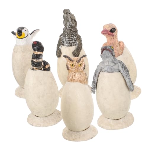 Amosfun 6 Stück Teiliges Dinosaurier und Tier Ei Set Langlebige Realistische Tiermodelle zum Schlüpfen und Entdecken Pädagogisch für Kindergeburtstag und Lernspielzeug Amosfun 6 Stück Teiliges Dinosaurier und Tier Ei Set Langlebige Realistische Tiermodelle zum Schlüpfen und Entdecken Pädagogisch für Kindergeburtstag und Lernspielzeug von Amosfun