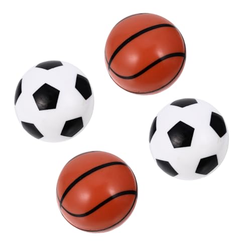 Amosfun 8 STK Handheld-Basketball-fußball Sensorische Bälle Mini-fußball Schaumsport Kleine Basketballspielzeuge Schmusespielzeug Mini-hüpfbälle Mini-Spielzeug Kind Palme TPR Wasserball von Amosfun