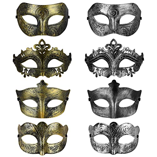 Amosfun 8 Stück Maskerade Maske Vintage griechische römische Maske venezianische Partei Maske Halloween Cosplay Maske Herren Frauen Amosfun 8 Stück Maskerade Maske Vintage griechische römische Maske venezianische Partei Maske Halloween Cosplay Maske Herren Frauen von Amosfun