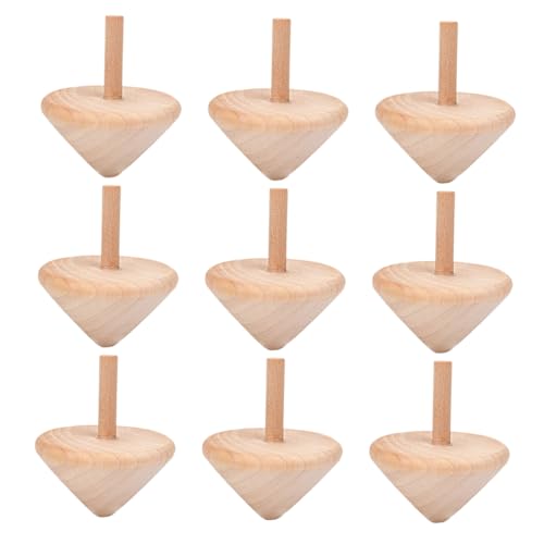 Amosfun 9 Stück Teiliges Holz Kreisel DIY zum Bemalen Handgefertigte Spinning Tops für Fördert Kreativität und Hand Auge Koordination für Partys und Bastelaktivitäten Amosfun 9 Stück Teiliges Holz Kreisel DIY zum Bemalen Handgefertigte Spinning Tops für Fördert Kreativität und Hand Auge Koordination für Partys und Bastelaktivitäten von Amosfun