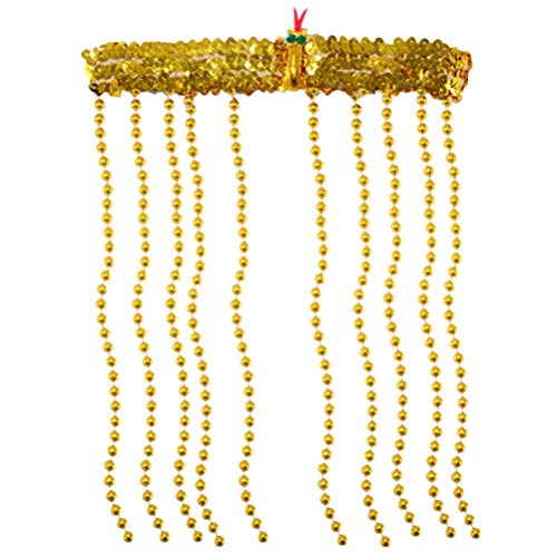Amosfun Ägyptisches Kostüm Damen Ägyptische Kleopatra Kostüm Schlange Perlen Kopfschmuck Gold Pailletten Antik Ägypten Haarschmuck Damen Stirnbänder Amosfun Ägyptisches Kostüm Damen Ägyptische Kleopatra Kostüm Schlange Perlen Kopfschmuck Gold Pailletten Antik Ägypten Haarschmuck Damen Stirnbänder von Amosfun