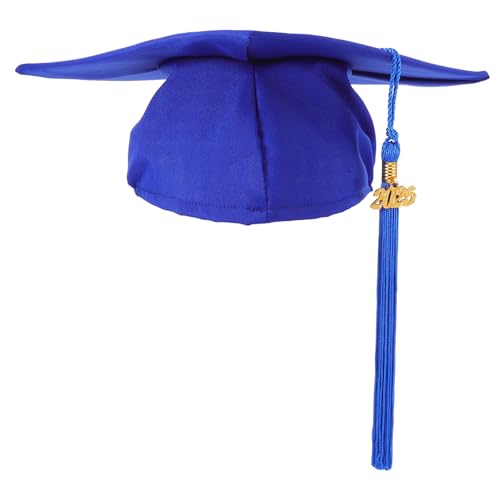 Amosfun Verstellbare Abschlusskappe Mit Quaste Bachelor-hut Aus Polyester Für Erwachsene College-abschlussbedarf Elegante Dekoration Für Die Abschlusssaison von Amosfun