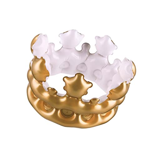 Amosfun Aufblasbare PVC Krone Für Partyspielzeug Und Kostümzubehör Für Kindergeburtstage Karneval Und Feiern Ideal Als Kinderparty Oder Dekoration von Amosfun