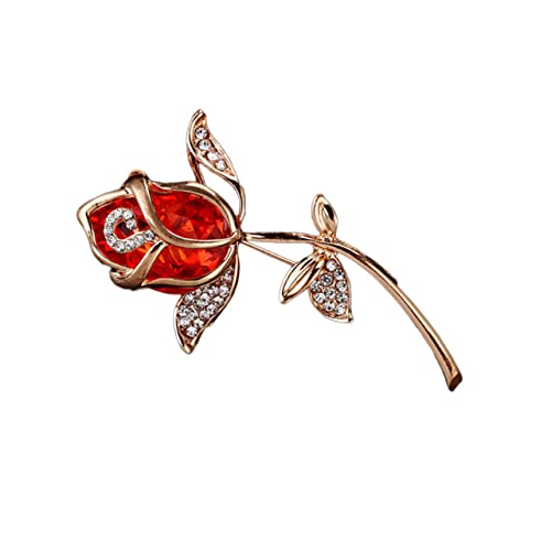Amosfun Brosche Dekorativ Mini-rosenbrosche Anstecknadel Vitrine Fälschung Abs Taschen Broschennadeln Für Frauen Merch Perle Broschen Für Damen Partytasche Stolz-pins, Masse Griffe Rot Amosfun Brosche Dekorativ Mini-rosenbrosche Anstecknadel Vitrine Fälschung Abs Taschen Broschennadeln Für Frauen Merch Perle Broschen Für Damen Partytasche Stolz-pins, Masse Griffe Rot von Amosfun