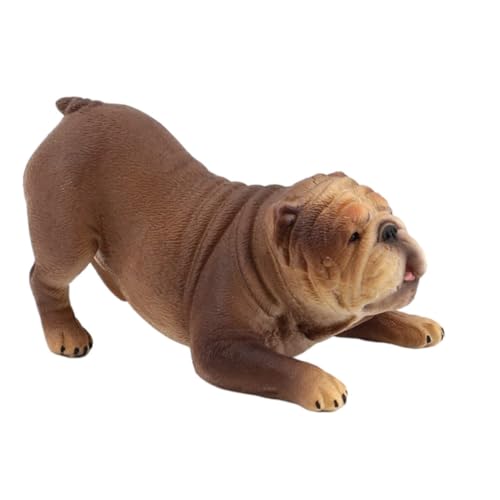 Amosfun Realistische Kunststoff Bulldog Figurine Hund Modell Ornament Garten Schmuck Präsentieren Amosfun Realistische Kunststoff Bulldog Figurine Hund Modell Ornament Garten Schmuck Präsentieren von Amosfun