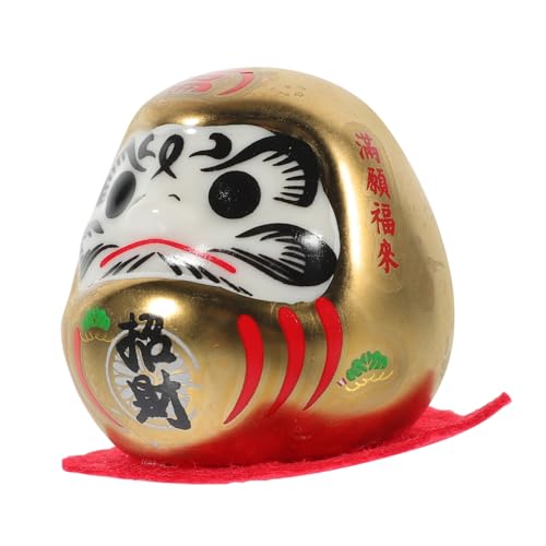 Amosfun Dharma-Eier Märchengarten Miniatur Dharma-Zen-Statue Mini-glückspuppe -Figuren Für Den Innenraum des Autos Fortune Japanische -statuen -Puppe Keramik Amosfun Dharma-Eier Märchengarten Miniatur Dharma-Zen-Statue Mini-glückspuppe -Figuren Für Den Innenraum des Autos Fortune Japanische -statuen -Puppe Keramik von Amosfun