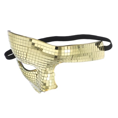 Amosfun Disco-Maske, leicht, reflektierend, Maskenball, Gesichtsabdeckung für Erwachsene, schimmernde Spiegeloberfläche, Festival-Maske für Halloween, Tanzclub, DJ-Party-Zubehör Amosfun Disco-Maske, leicht, reflektierend, Maskenball, Gesichtsabdeckung für Erwachsene, schimmernde Spiegeloberfläche, Festival-Maske für Halloween, Tanzclub, DJ-Party-Zubehör von Amosfun