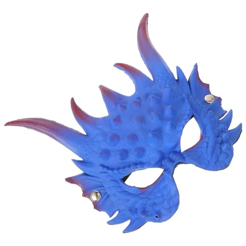 Amosfun Drachenmaske Dino-Masken Drachen-Gesichtsmaske halloween masken halloweenmaske Schädelmaske Cosplay-Masken Halloween-Drachenkopfmaske Drachenkostüm für Erwachsene Tier Wasserhahn von Amosfun