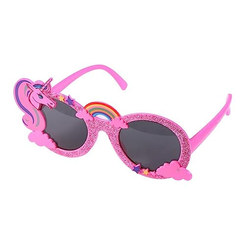 Amosfun Einhorn Sonnenbrille mit Pailletten Beach Party Brille Selfie Requisiten Eyewear Party Favors Zufällige Farbe von Amosfun