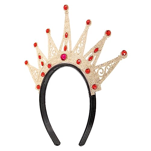 Amosfun Stirnband mit Krone Im Retro-vintage-stil für Damen Party-stirnband Haarspange für Prinzessinnen-verkleidung von Amosfun