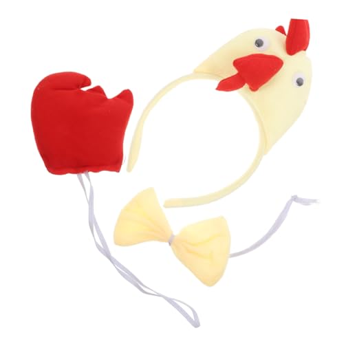 Amosfun Hahn-Stirnband und Schwanz Set Weich Bequem Tier Party Zubehör Huhn Kostüm für Erwachsene Schneller Cosplay Wechsel Lebendiges Gelb für Festliche Feiern Amosfun Hahn-Stirnband und Schwanz Set Weich Bequem Tier Party Zubehör Huhn Kostüm für Erwachsene Schneller Cosplay Wechsel Lebendiges Gelb für Festliche Feiern von Amosfun