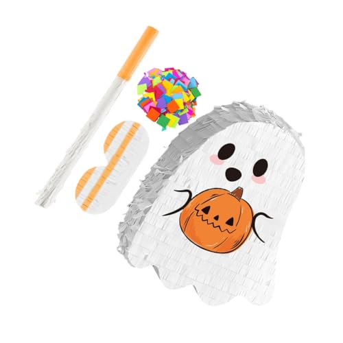 Amosfun Halloween-Geister-Piñata für drinnen und draußen, zum Aufhängen, einfache Einrichtung, mit Süßigkeiten gefüllte Party-Dekoration, vielseitige Schlafzimmer- und Wohnverzierung mit klassischem Amosfun Halloween-Geister-Piñata für drinnen und draußen, zum Aufhängen, einfache Einrichtung, mit Süßigkeiten gefüllte Party-Dekoration, vielseitige Schlafzimmer- und Wohnverzierung mit klassischem von Amosfun