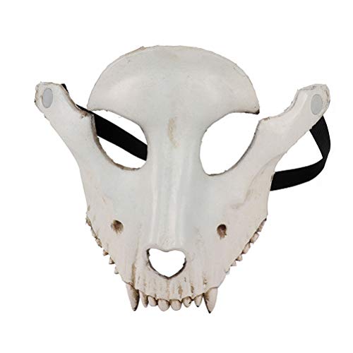 Amosfun Halloween Schaf Schädel Form Maske Cosplay Maskerade Party Ziege Gesichtsmaske von Amosfun