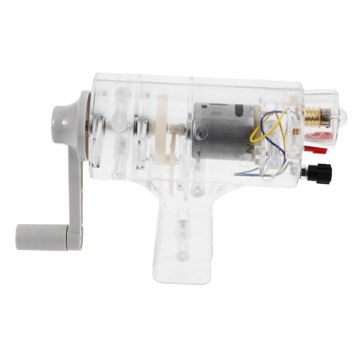 Amosfun Handgenerator für Maschine Handbuchgenerator einfach Klassenzimmer DIY elektrischer Generator DIY-Modellgenerator Generator-Wissenschafts-Kit Plastik Transparent Amosfun Handgenerator für Maschine Handbuchgenerator einfach Klassenzimmer DIY elektrischer Generator DIY-Modellgenerator Generator-Wissenschafts-Kit Plastik Transparent von Amosfun