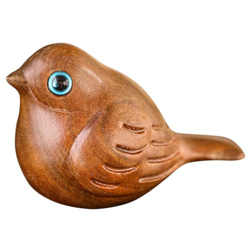 Amosfun Holzschnitzerei eines kleinen dicken Vogels Kleiner Vogelhäuschen Eukalyptus Taube Figur Vogelhaus Krähe kleine Tierstatue Tierspielzeug Miniatur-Tier-Ornament Vogelstatuen hölzern Amosfun Holzschnitzerei eines kleinen dicken Vogels Kleiner Vogelhäuschen Eukalyptus Taube Figur Vogelhaus Krähe kleine Tierstatue Tierspielzeug Miniatur-Tier-Ornament Vogelstatuen hölzern von Amosfun