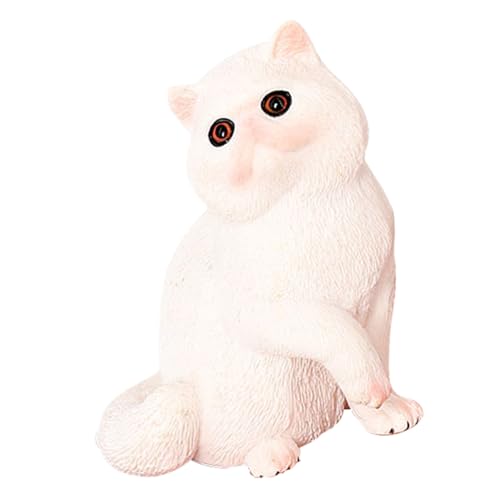 Amosfun Katzenschmuck Katzenmodell Spielzeit Auto innen Küchenzubehör für Katzen für kinderspielzeug Puppen zubehör Dekoration Desktop-Schmuck Kätzchenfigur Plastik Weiß Amosfun Katzenschmuck Katzenmodell Spielzeit Auto innen Küchenzubehör für Katzen für kinderspielzeug Puppen zubehör Dekoration Desktop-Schmuck Kätzchenfigur Plastik Weiß von Amosfun