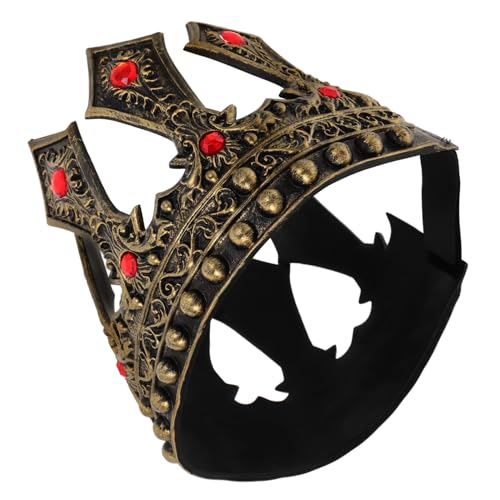 Amosfun Königliche Königskrone Prinzenkrone Kostümzubehör Mittelalterliche Königskrone Zum Geburtstag Königskrone Für Cosplay-Party Amosfun Königliche Königskrone Prinzenkrone Kostümzubehör Mittelalterliche Königskrone Zum Geburtstag Königskrone Für Cosplay-Party von Amosfun