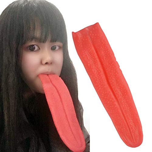 Amosfun Lange Zunge Cosplay Requisiten Künstliche Zunge Requisiten Halloween Kostüme für Halloween Dekoration Amosfun Lange Zunge Cosplay Requisiten Künstliche Zunge Requisiten Halloween Kostüme für Halloween Dekoration von Amosfun