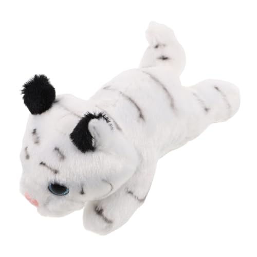Amosfun Magnetpuppe auf Schulter Künstliche Tigermodelle Kuscheltier ausgestopfter Tiger süßes Tiger-Schulterspielzeug kreatives Tierornament Realistische Tiger Schmuck Plüsch Weiß Amosfun Magnetpuppe auf Schulter Künstliche Tigermodelle Kuscheltier ausgestopfter Tiger süßes Tiger-Schulterspielzeug kreatives Tierornament Realistische Tiger Schmuck Plüsch Weiß von Amosfun