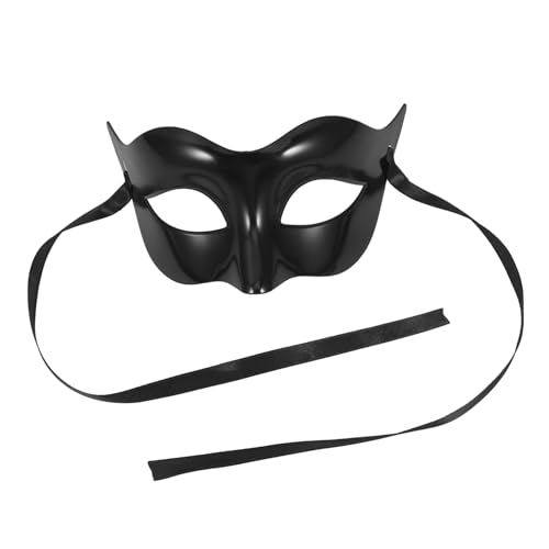Amosfun Halloween Maskerade Party Für Männer Halbschwarze Maskerade Für Männer Karneval von Amosfun