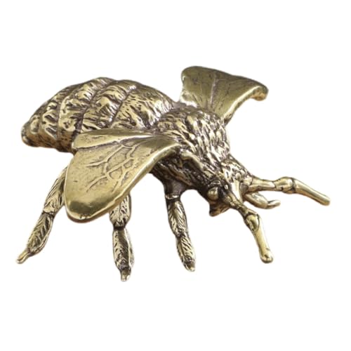 Amosfun Vintage Messing Bee Ornament Figurine Dekorative Tier Statue Für Desktop Wohnkultur von Amosfun