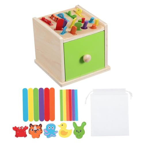 Amosfun Montessori Holzspielzeug Farb und Formsortierer aus Holz Bunte Lernspielzeug für Junge Mädchen und Kleinkinder Pädagogisches Erkennungs und Zuordnungsspiel Sicher und Fördernd für Amosfun Montessori Holzspielzeug Farb und Formsortierer aus Holz Bunte Lernspielzeug für Junge Mädchen und Kleinkinder Pädagogisches Erkennungs und Zuordnungsspiel Sicher und Fördernd für von Amosfun