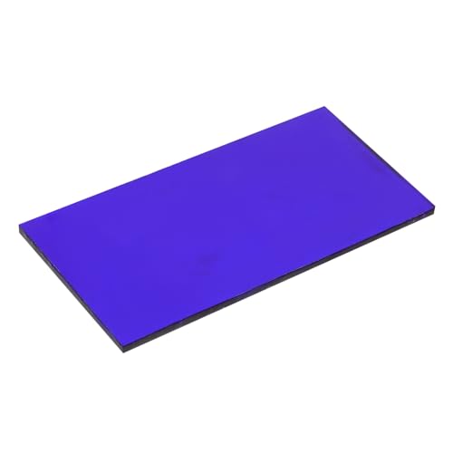 Amosfun -Objektträger-Versuchsausrüstung Werkzeug für physikalische Experimente Schulphysische Versorgung Cobalt Glasplatte Cobalt Glaschemie Physikalische Versuchsausrüstung Blue von Amosfun