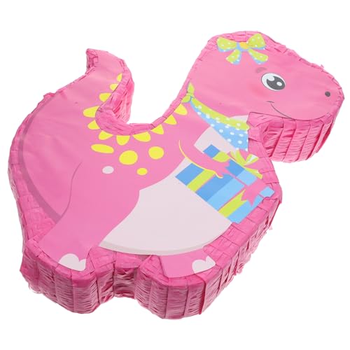 Amosfun Piñata Platte Digitale Dekoration Girlande Halskette, Perlenkette Artikel Tassen Bogen Zauberstab Tür Schleife Weiche Dekoration Miniaturdekoration Gefälscht Stütze Gut Rosa Papier von Amosfun