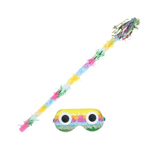 Amosfun Pinata Stick Für Geburtstagsfeiern Und Festivals Teilig Mit Buntem Schläger Und Augenmaske Ideales Partyspiel Für Kindergeburtstage Und Festlichkeiten Amosfun Pinata Stick Für Geburtstagsfeiern Und Festivals Teilig Mit Buntem Schläger Und Augenmaske Ideales Partyspiel Für Kindergeburtstage Und Festlichkeiten von Amosfun