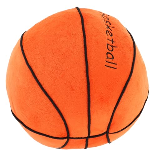 Amosfun Plüsch Basketballspielzeug Dekoratives Basketballspielzeug Wurfkissen Ball Sportball Spielzeug Ballspielzeug Lieferungen Simulation Basketball Kinder Basketballkissen von Amosfun