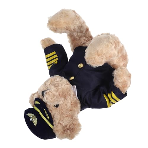 Amosfun Plüschbär Plüsch Plüschtier Kuscheltier für Flugzeugpilot Kuscheltier Plüschbär Geschenkidee Partygeschenk Stoffbär Plüsch Stofftier PP Baumwolle Amosfun Plüschbär Plüsch Plüschtier Kuscheltier für Flugzeugpilot Kuscheltier Plüschbär Geschenkidee Partygeschenk Stoffbär Plüsch Stofftier PP Baumwolle von Amosfun