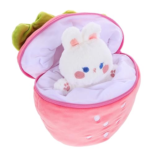 Amosfun Plüschtier Hase Kuscheltier Kinderplüsch Kuscheltier Plüsch Kuscheltier Für Mädchen Kuschelhase Kuscheltiere Mädchen Geburtstagsgeschenk Pp Baumwolle von Amosfun