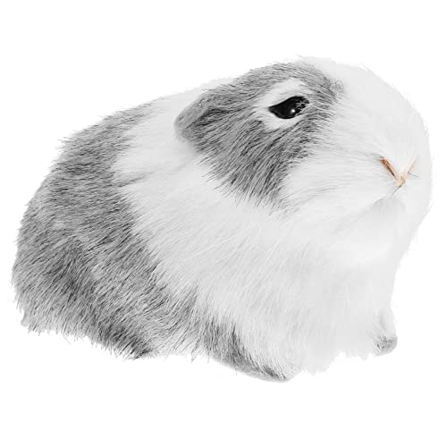 Amosfun Realistisches Hamster Modell Tierfigur Feinen Details Kompakt für Kinderzimmer Dekoration und Lernzwecke Pädagogisches Stofftier für Sammler von Amosfun