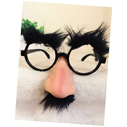 Amosfun Schnapsgläser Schnurrbart Brille Augenbrauenbrille Kleidung Kind Große Nase von Amosfun