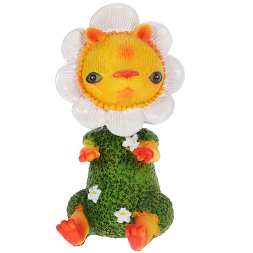 Amosfun Sonnenblumen Cupcake Figuren Resin Ornamente Home Office Dekoration Entzückend von Amosfun