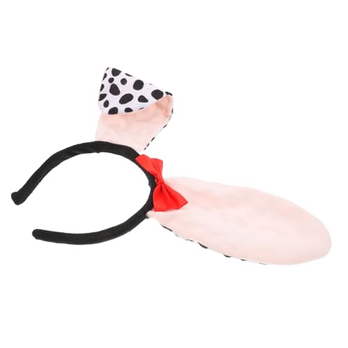 Amosfun Stirnband Mit Hundeohren Dalmatiner-kostüm Für Babys Hundeohren Dalmatiner Hundestirnband Hündchenohren Dalmatinerohren Frauen Hundekostüm Für Erwachsene Dalmationsohren Stoff Rot von Amosfun